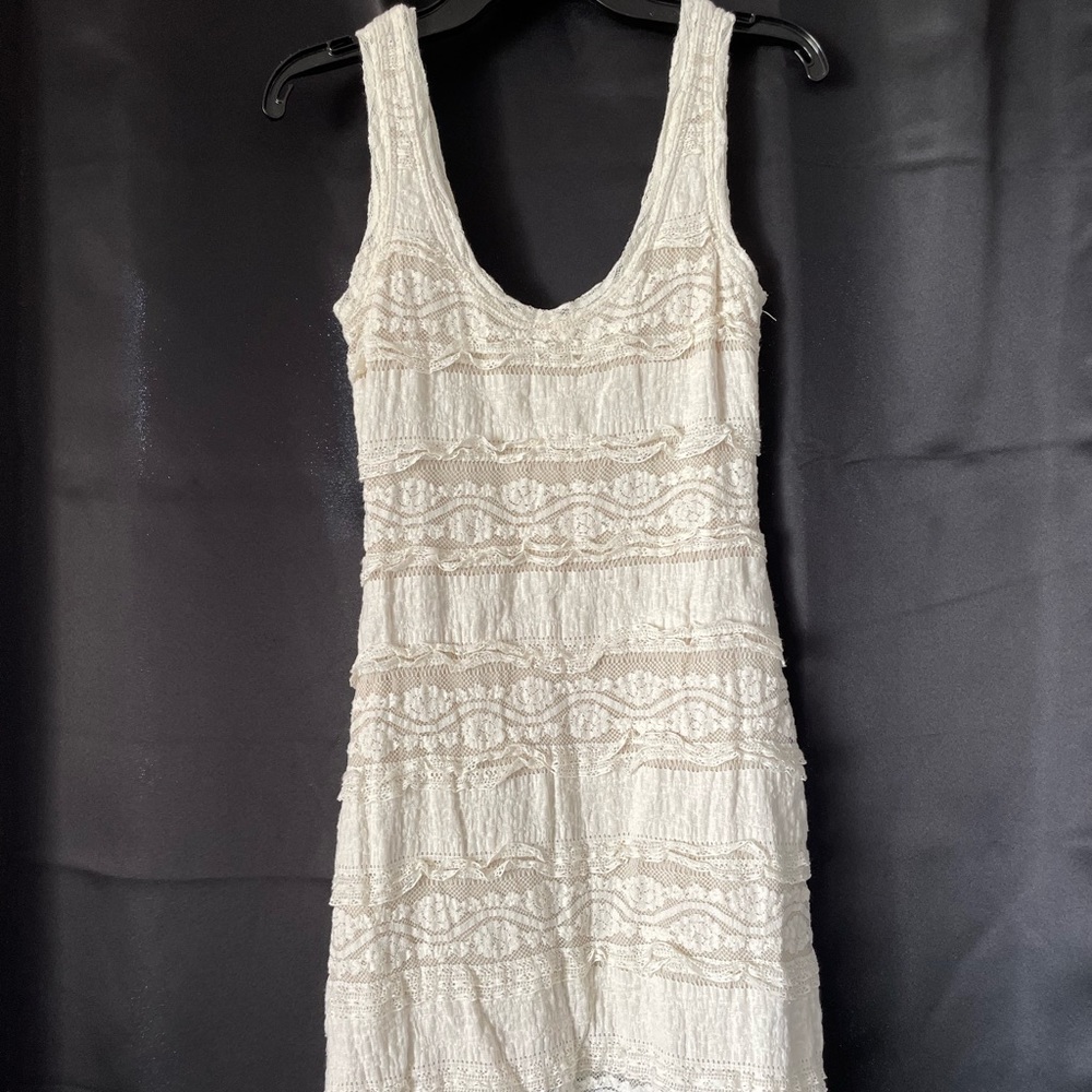 Willow and clay bodycon stretchy lace dress